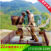 旅游景区红军雕塑 革命雕塑 户外铸铜人物雕塑