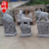 批发石雕十二生肖大理石雕塑摆件 十二生肖石雕 厂家供应动物石雕