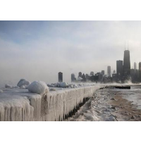 美国东北部遭遇罕见极寒天气 -38℃创下低温纪录