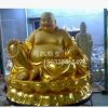 雕像弥勒佛 弥勒佛铜雕像 精美贴金弥勒佛铜雕像厂家