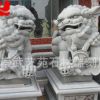 批发供应精致石雕狮子 漳平青石石雕南北狮 加工定做石雕狮子摆件