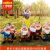 户外大型经典卡通动漫人物白雪公主玻璃钢雕塑园林景观商场摆件