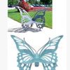 园林装饰品金属铁艺仿真蝴蝶插件动物摆件花园公园户外景观雕塑