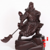 大有红木黑檀木雕武财神关公关羽神像木质工艺品雕刻摆件实木礼品