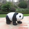 中号行走熊猫户外玻璃钢仿真动物雕塑城市景观摆件工艺品厂家直销