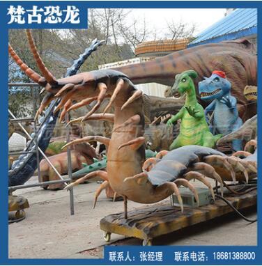自贡厂家定制大型户外公园雕塑摆件 森林动物恐龙昆虫仿真模型