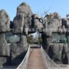 园林景观工程项目大型玻璃钢仿真假山雕塑 小区绿化市政工程假山