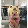 定做玻璃钢卡通雕塑 园林景观雕塑熊 商场动物造型摆件