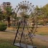 定制户外广场欧式仿古大型园林景观落地雕塑摆件金属工艺品摩天轮