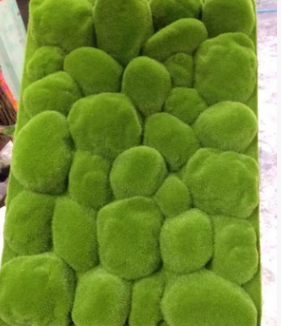 立体泡沫板，绿色青苔苔藓凹凸石头板，植物墙装饰流行款，青草园