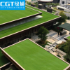 CGT绿城 屋顶隔热假草皮仿真草坪塑料楼顶房顶装饰人造草地毯
