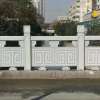 厂家供应汉白玉石雕栏板栏杆 浮雕河道护栏广场小区园林批发