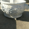 石雕鱼缸 汉白玉雕龙石盆 庭院装饰流水养鱼池 圆形九龙壁石鱼缸