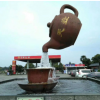厂家直销大型悬空不锈钢茶壶雕塑 室外景观雕塑 水景雕塑 可定做