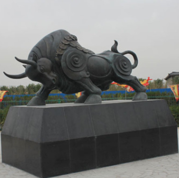 厂家直销大型铜牛抽象动物雕塑商场开业庆典摆件园林景观雕塑