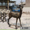铜梅花鹿雕塑 现货直销 园林纯铜鹿景观定制 YTD-110