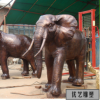 工厂直销铜雕大象 定制生产 多种铜动物雕塑YYTD7-073
