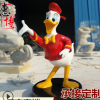 厂家直销定制玻璃钢唐老鸭卡通雕塑园林景观摆件绿地广场小区美陈