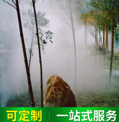 园林景观设计 假山喷雾设备 雾森工程设备 水景雾森系统