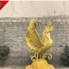 出售凤凰铜雕塑 动物工艺品铜摆件 大型园林景观凤凰铜雕塑