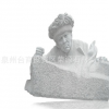 厂家直销园林古人雕塑摆件 石雕人物公园名人英雄石雕摆件