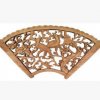 东阳仿古木雕木扇形壁挂全实木挂件工艺品家居装饰品厂家批发