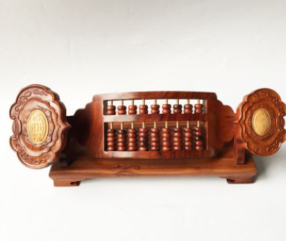 红木如意算盘实木家居饰品精品商务礼品招财辟邪品木雕工艺品摆件