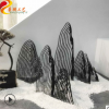 简约现代铁艺假山摆件售楼部会所雕塑酒店别墅园林大型户外工艺品