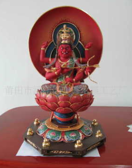 木雕 爱染明王