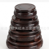 黑梓木木雕 红木工艺品 套四底座 圆形底座 玉石底座