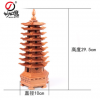 天然桃木九层文昌塔摆件9层文峰宝塔旺文益智助考旺事业29.5cm