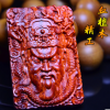 非洲小叶紫檀461牌子义薄云天关羽双面木雕刻工艺礼品