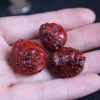 喜木佛珠 DIY印度小叶紫檀木雕貔貅 古玩把件木质工艺品串珠配件
