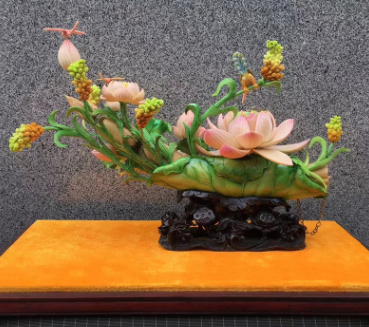 猛犸象牙工厂 猛犸牙摆件雕刻 工艺品 喜事连连