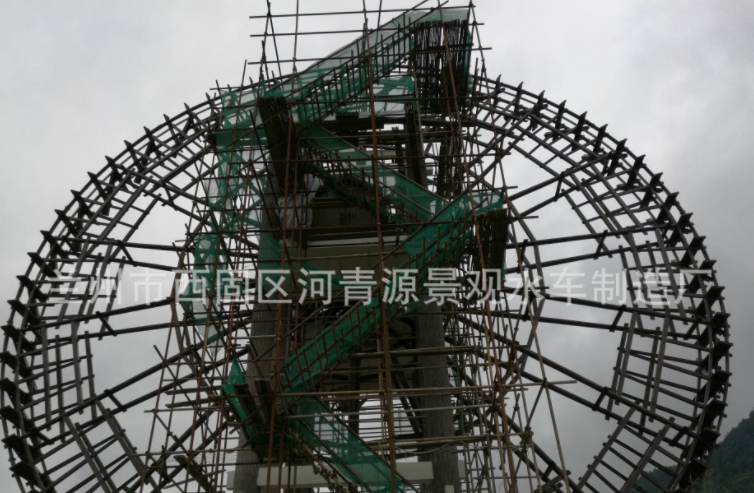 全国最大直径黄河水车在贵州盘江金海雪山建成荣登吉尼斯世界记录