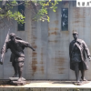 广场人物雕像 军人玻璃钢雕塑 军事雕塑，军人雕像，抗战战争铜雕