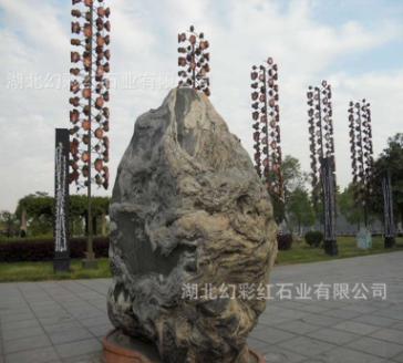 厂家供应天然幻彩红石雕 湖北荆门