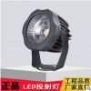 led投光灯10W20W30W户外防水射树灯室外园林草坪COB投射灯圆形