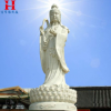 佛像厂家直销大理石汉白玉大型三面滴水观音菩萨寺庙祭祀石雕观音