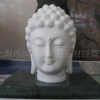 纯手工雕刻加工定做石雕大理石汉白玉佛头工艺品