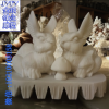 爆款创意工艺品 石材小兔子礼品 厂家定制石材兔子雕塑 北京雕塑
