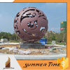 大型不锈钢镂空龙凤圆球雕塑房地产小区广场园林景观摆件厂家直销