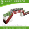 河北花箱厂家直销弧形园艺pvc微发泡板花箱市政工程绿化隔离花盆