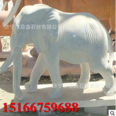 招财石雕貔貅 成对石雕狮子吉祥物石雕大象 厂家销售