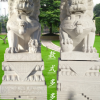 供应石雕汉白玉石狮子天安门狮子 招财辟邪大门两侧大型景观摆件