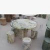 曲阳县厂家专业生产加工优质玉石石桌石凳 庭院休闲高档桌椅 摆件