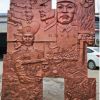 玻璃钢浮雕壁画仿铜仿砂岩雕塑仿铜人物室内外墙挂饰浮雕设计制作