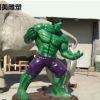 玻璃钢卡通雕塑定做大型影视卡通人物雕塑绿巨人景观摆雕塑件定制