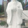 石雕汉白玉孔子雕像校园历史文化人物雕塑 古代现代人物石雕雕像