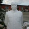 曲阳厂家直销 汉白玉毛主席石雕 校园雕塑石像摆件 定做批发